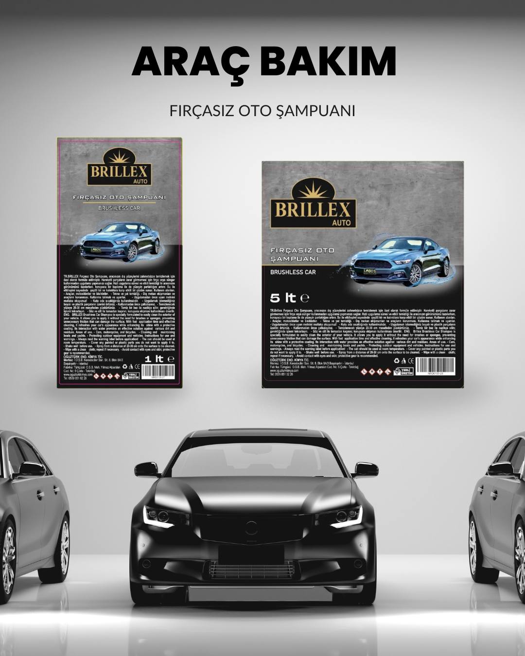 Fırçasız Oto Şampuanı