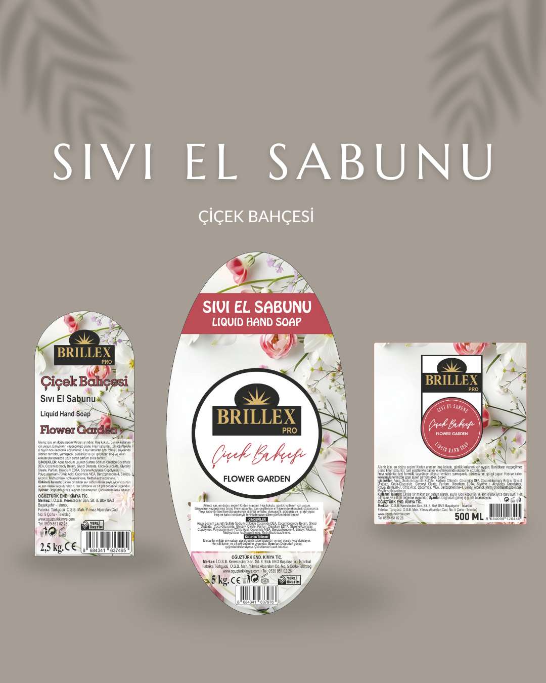 Çiçek Bahçesi Sıvı El Sabunu