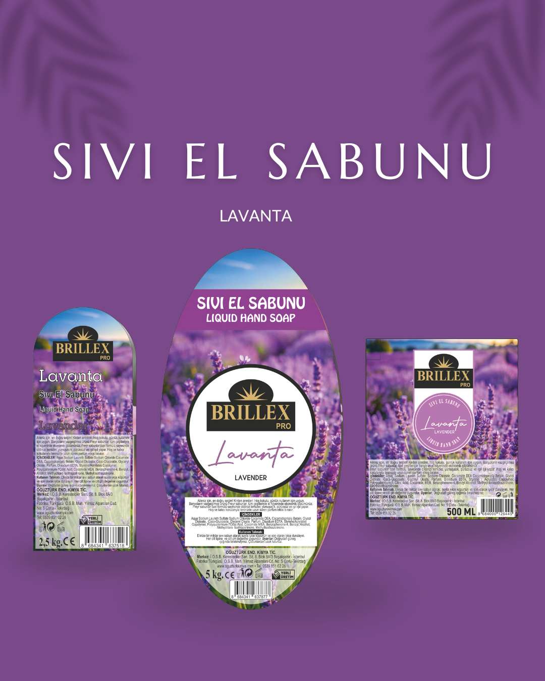 Lavanta Sıvı El Sabunu